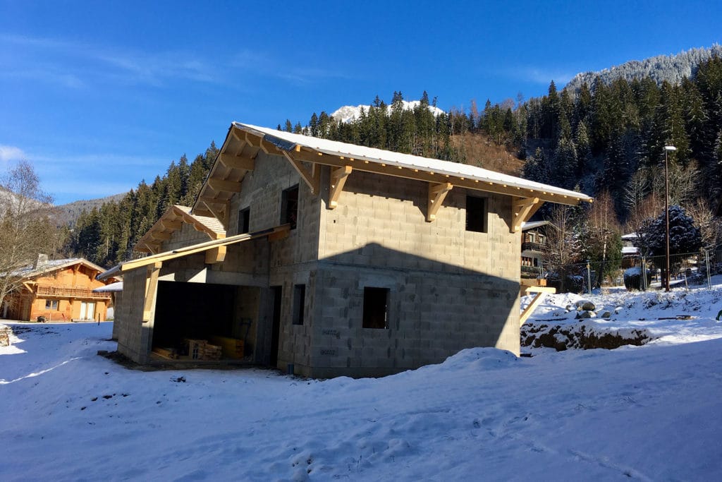 Chalet neuf Contamines-Montjoie l Stone & Living